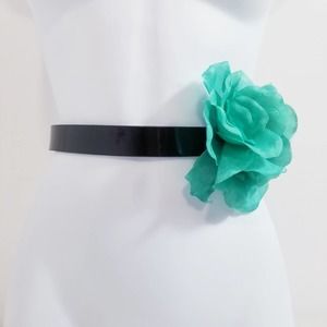 WHBM Flower Leather Belt